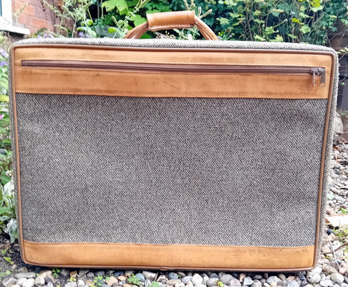 Vintage tan real leather - tan,