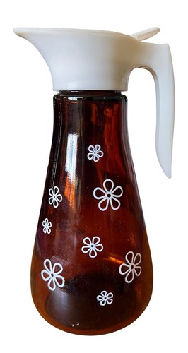 Vintage thatcher glass syrup - vintage,
