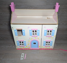 Wood Doll House People And