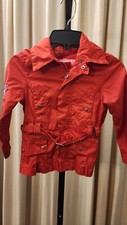 PAMPOLINA  Red Hooded Girls Light Jacket SIZE 3T  European Boutique Brand