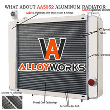 For Triumph STAG Engine CoolingUKSHIP 3 Row Radiator Upgraded