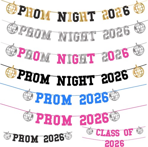 Prom night 2026 bunting banner - 2026,
