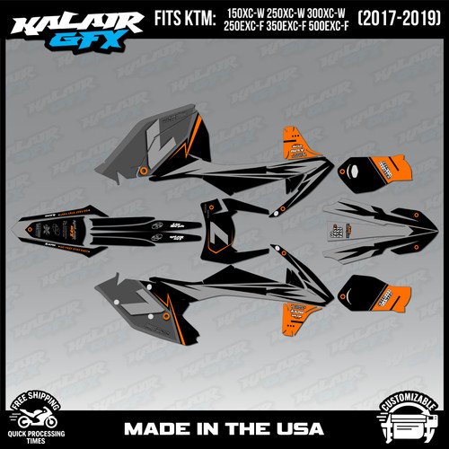 Graphics kit for ktm - graphics,