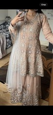Asian Wedding Party Maxi Dress Cream, Gold, Pink