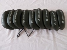 Dunlop Golf Iron Protective Head Cover Set. Rubber. Black. 3-SW. Hardly used.