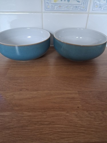 Denby azure cereal bowls 2 - denby,