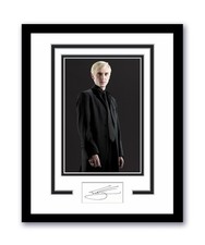 Harry Potter Draco Tom Felton Autographed Signed 11x14 Framed Photo ACOA