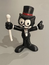 Felix the Cat Vintage Figure in top hat 1989 Applause 