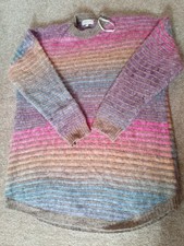 Apricot Rainbow Ombre Striped