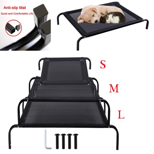 Elevated dog bed - dog, metal