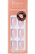 KISS IMPRESS BARE BUT BETTER PRESS-ON NAILS GEL MANICURE SHORT PINK INSTINCT