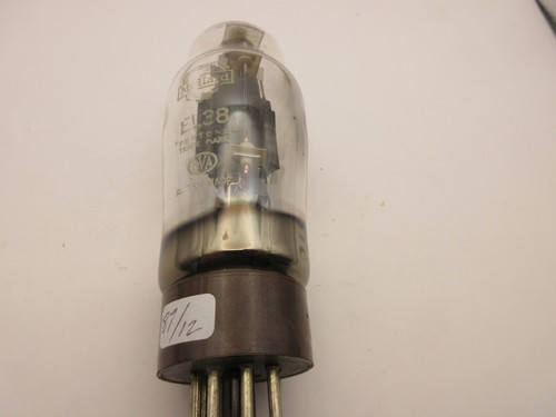 El38 mullard valve - valve, base