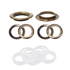 Brass Eyelets with Plastic