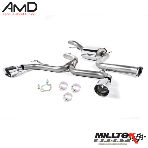 Milltek focus st225 cat - st225, 3"