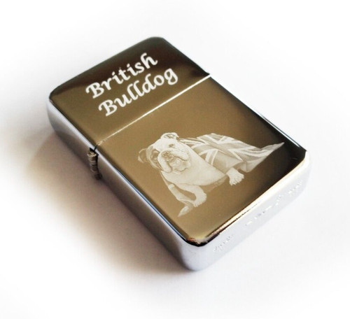 British bulldog engraved - british,