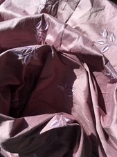 Embroidered pure silk