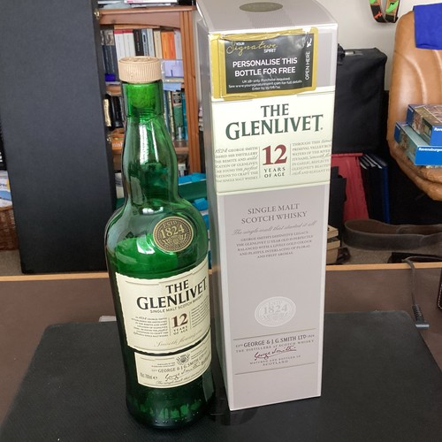 The glenlivet empty - glenlivet, whisky