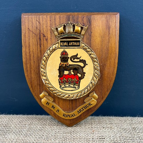 Vintage hms royal arthur naval - vintage,