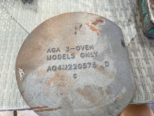 Aga gas oven - oven, plate