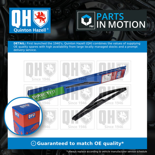 Rear wiper blade - wiper, fits