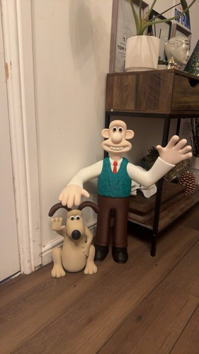 Printed wallace and - 3d, gromit