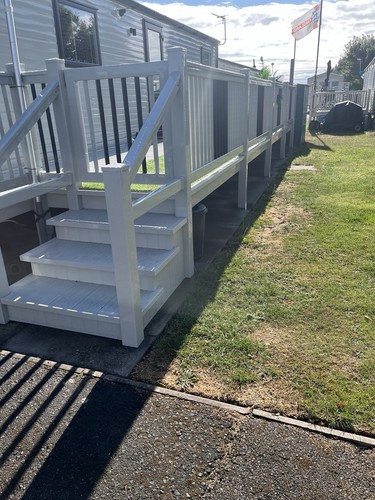 Caravan decking - caravan,
