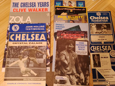 CHELSEA 14 PLAYER TESTIMONIAL PROGRAMMES COLLECTION=ALL LISTED WITH CONDITION