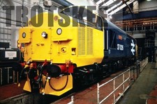 35mm Slide BR British Railways Diesel Loco Class 37 37026 Crewe 1986 Original