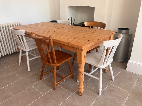Wooden 6ft farmhouse dining