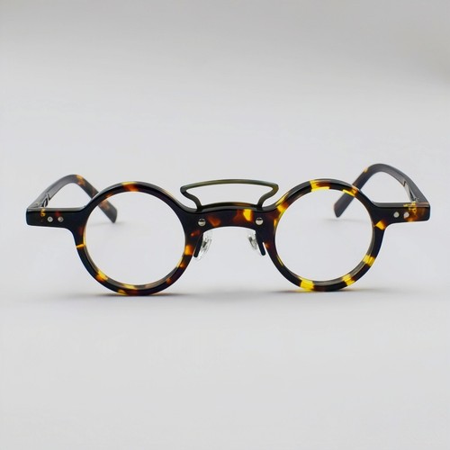 Small round acetate eyeglasses - acetate,