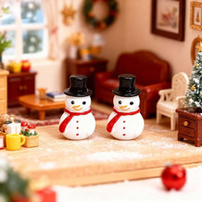Miniature Snowman Pack Of 2