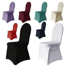 Dining Room Chair Covers Stretch Washable Spandex Seat covers for Wedding Party