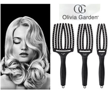 Olivia Garden FingerBrush COMBO  Blend of Boar and Nylon Bristles Hair Brush
