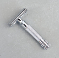 Vintage Merkur Solingen Germany Travel Safety Razor Set