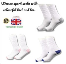 Ladies Women Sports Socks Heel