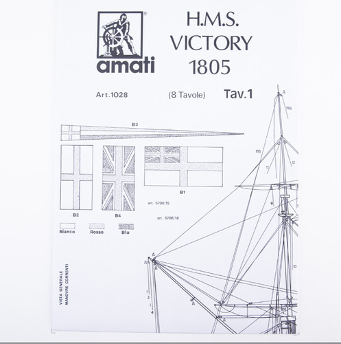 Model plans hms victory - plans, amati