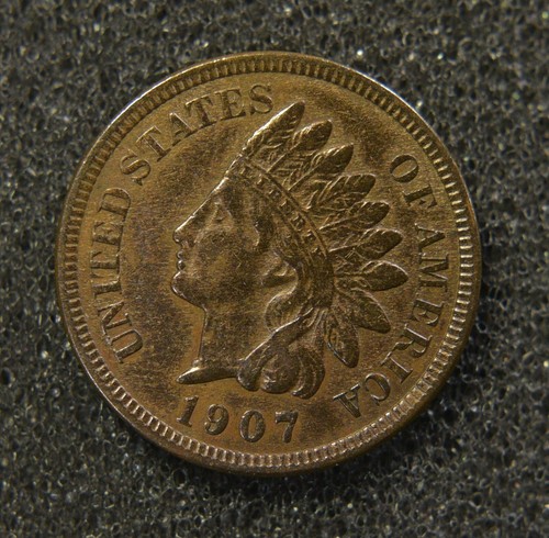1907 indian head cent about - head,