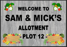 Allotment Sign Personalised