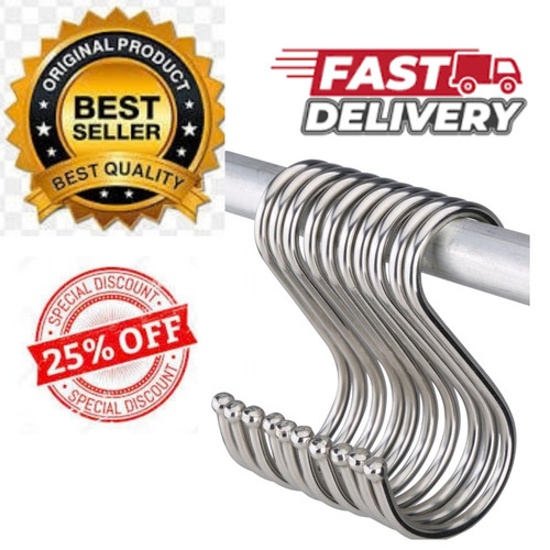 Pcs stainless steel hooks - stainless,