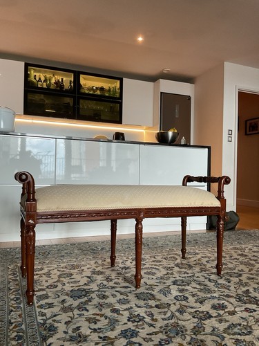 Antique upholstered window - upholstered,