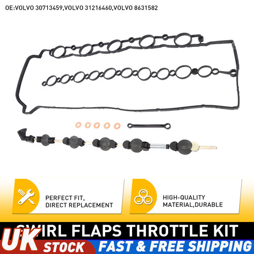 Inlet manifold swirl - manifold, flap