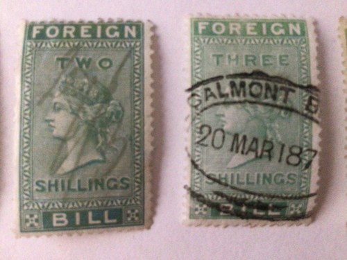 Revenue stamp off - gb,