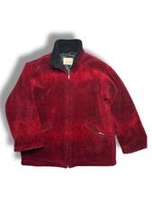 Zepla Red Fleece Jacket Size L