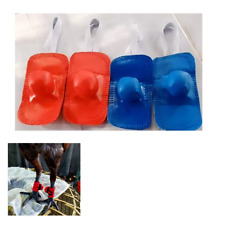 Chicken Rooster Spur Leg Rubber Safety Guard Flexible Protection Red Blue K