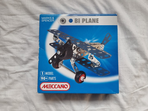 Meccano peice biplane - meccano,