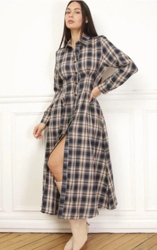Zara women checked pleated - women's,