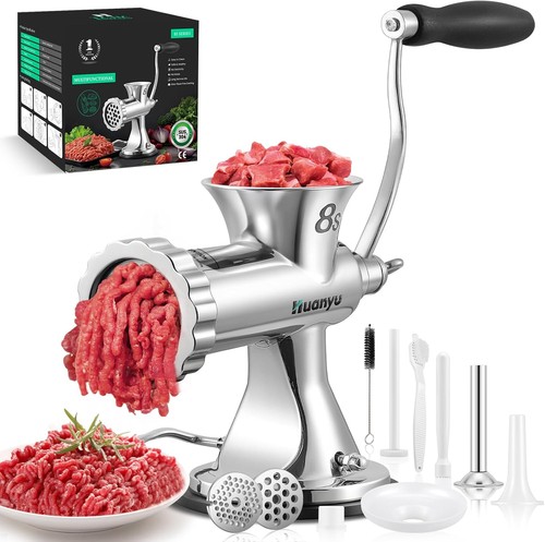 Manual meat grinder stainless - manual,