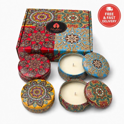 Pack scented candle gift - scented, set