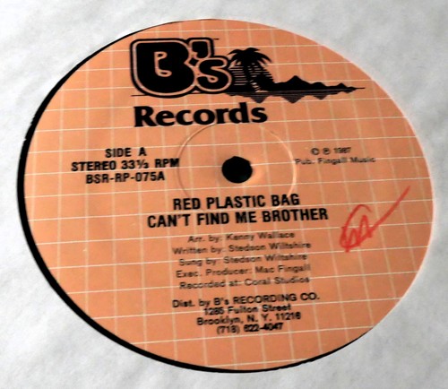 Near mint red plastic bag - mint!,