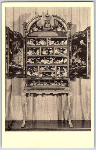 Queen anne lacquer cabinet - anne,